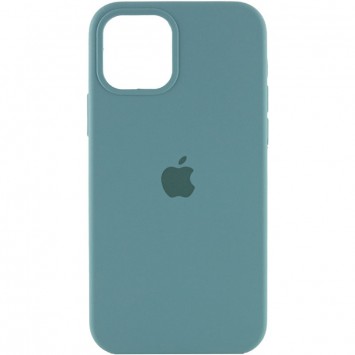Чехол для Apple iPhone 12 Pro / 12 (6.1"") - Silicone Case Full Protective (AA) (Зеленый / Light cactus)