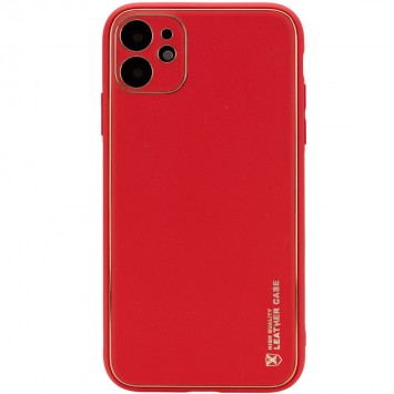 Кожаный чехол для Apple iPhone 12 (6.1"") - Xshield (Красный / Red)