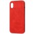 Шкіряний чохол для Apple iPhone XS Max (6.5"") - Croco Leather (Red)