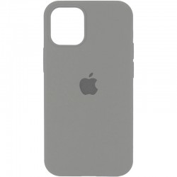 Чохол для Apple iPhone 13 Pro - Silicone Case Full Protective (AA) (Сірий / Pewter)