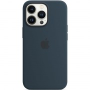 Чехол для Apple iPhone 13 Pro Max - Silicone Case Full Protective (AA) (Синий / Abyss Blue)
