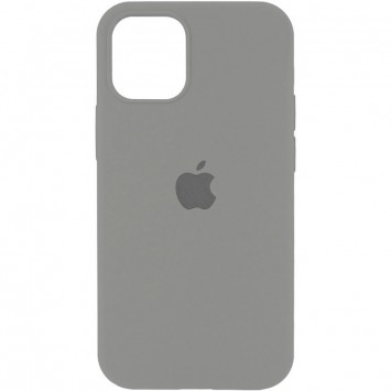 Чохол Apple iPhone 13 Pro Max - Silicone Case Full Protective (AA) (Сірий / Pewter)