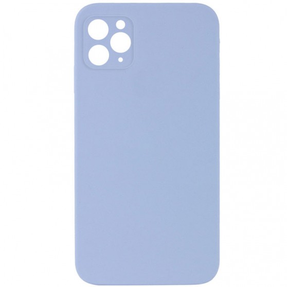 Чохол для Apple iPhone 11 Pro (5.8"") - Silicone Case Lakshmi Square Full Camera (Блакитний / Mist blue)