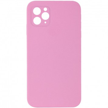 Чехол для Apple iPhone 12 (6.1"") - Silicone Case Lakshmi Square Full Camera (Розовый / Light pink)