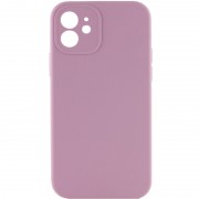 Чехол для Apple iPhone 12 (6.1"") - Silicone Case Lakshmi Square Full Camera (Лиловый / Lilac Pride)