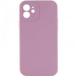Чохол для Apple iPhone 12 (6.1"") - Silicone Case Lakshmi Square Full Camera (Ліловий / Lilac Pride)