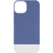 Чехол для Apple iPhone 13 - TPU+PC Bichromatic (Blue / White)