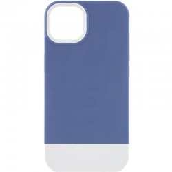 Чохол для Apple iPhone 13 - TPU+PC Bichromatic (Blue / White)
