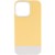 Чохол Apple iPhone 13 Pro - TPU+PC Bichromatic (Creamy-yellow / White)