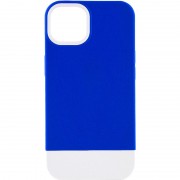 Чехол для Apple iPhone 12 Pro / 12 (6.1"") - TPU+PC Bichromatic (Navy Blue / White)