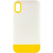 Чохол TPU+PC Bichromatic для iPhone XR (6.1"") (Matte / Yellow)