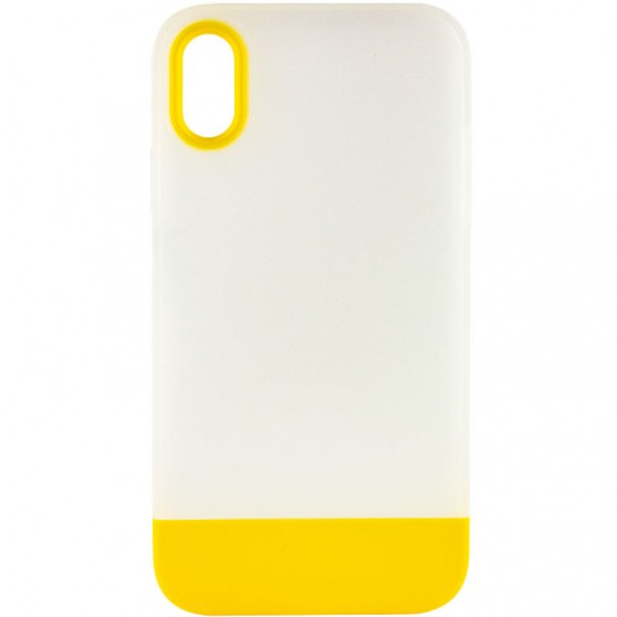 Чехол TPU+PC Bichromatic для Apple iPhone XR (6.1"") (Matte / Yellow)