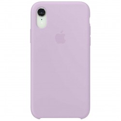 Чехол для Apple iPhone XR (6.1"") - Silicone Case (AA) (Серый / Lavender)
