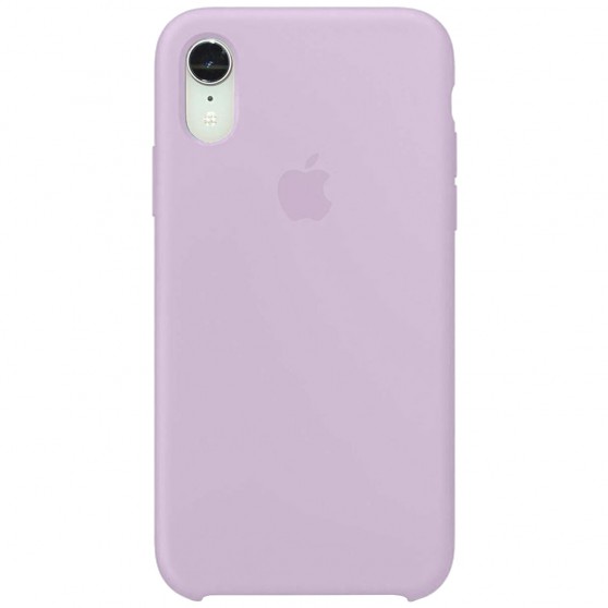 Чехол для Apple iPhone XR (6.1"") - Silicone Case (AA) (Серый / Lavender)