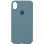 Чохол для iPhone X (5.8"") / XS (5.8"") - Silicone Case Full Protective (AA) (Зелений / Pine green)