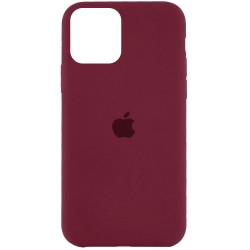 Чехол для Apple iPhone 11 (6.1"") - Silicone Case (AA) (Бордовый / Plum)