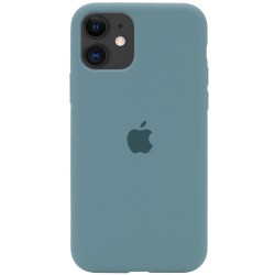 Чехол для Apple iPhone 11 (6.1"") - Silicone Case Full Protective (AA) (Зеленый / Pine green)