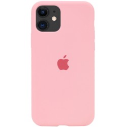 Чехол для Apple iPhone 11 (6.1"") - Silicone Case Full Protective (AA) (Розовый / Pink)