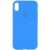 Чохол Apple iPhone XS Max (6.5"") - Silicone Case Full Protective (AA) (Блакитний / Blue)