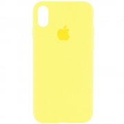 Чехол для Apple iPhone XR (6.1"") - Silicone Case Full Protective (AA) (Желтый / Pollen)