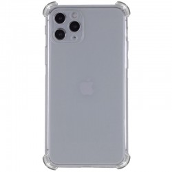 TPU чохол для Apple iPhone 11 Pro Max (6.5"") - GETMAN Ease logo посилені кути (Сірий (прозорий))