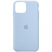 Чехол для Apple iPhone 12 Pro / 12 (6.1"") - Silicone Case Full Protective (AA) (Голубой / Baby Blue)
