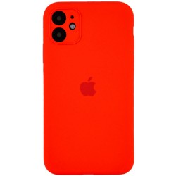 Чохол Apple iPhone 12 mini (5.4"") - Silicone Case Full Camera Protective (AA) (Червоний / Red)