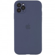 Чехол для Apple iPhone 12 Pro Max (6.7"") - Silicone Case Full Camera Protective (AA) (Серый / Lavender Gray)