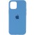 Чохол Apple iPhone 13 (6.1"") - Silicone Case Full Protective (AA) (Блакитний / Cornflower)
