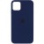 Чохол для Apple iPhone 13 (6.1"") - Silicone Case Full Protective (AA) (Синій / Deep navy)