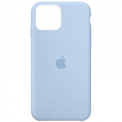 Чехол для Apple iPhone 13 (6.1"") - Silicone Case Full Protective (AA) (Голубой / Baby Blue)