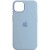 Чехол для Apple iPhone 13 Pro (6.1"") - Silicone Case Full Protective (AA) (Голубой / Blue Fog)