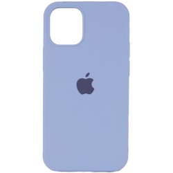 Чехол для Apple iPhone 13 Pro (6.1"") - Silicone Case Full Protective (AA) (Голубой / Lilac Blue)