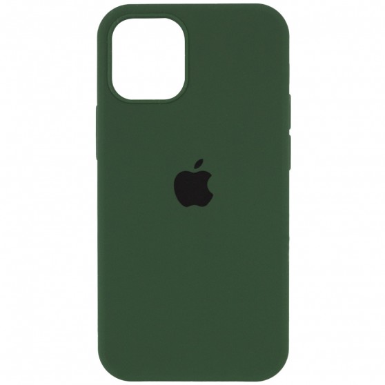 Чохол Apple iPhone 13 Pro Max (6.7"") - Silicone Case Full Protective (AA) (Зелений / Army green)