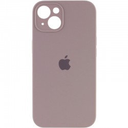 Чехол для Apple iPhone 13 mini (5.4"") - Silicone Case Full Camera Protective (AA) (Серый / Lavender)