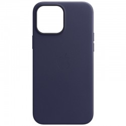 Кожаный чехол для Apple iPhone 11 (6.1"") - Leather Case (AA) (Violet)