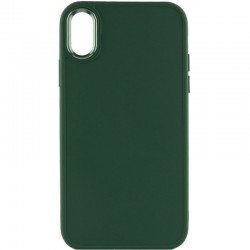 TPU Чехол для Apple iPhone XR (6.1"") - Bonbon Metal Style (Зеленый / Army green)
