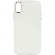 TPU Чехол для Apple iPhone XR (6.1"") - Bonbon Metal Style (Белый / White)