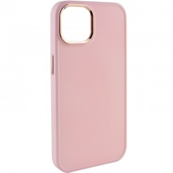 TPU чехол для Apple iPhone 12 Pro / 12 (6.1"") - Bonbon Metal Style (Розовый / Light pink)
