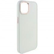 TPU чехол для Apple iPhone 13 (6.1"") - Bonbon Metal Style (Белый / White)