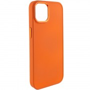 TPU чохол для Apple iPhone 13 (6.1"") - Bonbon Metal Style (Помаранчевий / Papaya)