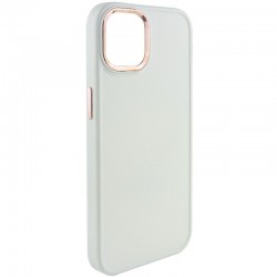 TPU чехол для Apple iPhone 13 Pro (6.1"") - Bonbon Metal Style (Белый / White)