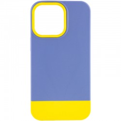 Чехол для Apple iPhone 13 Pro (6.1"") - TPU+PC Bichromatic (Blue / Yellow)