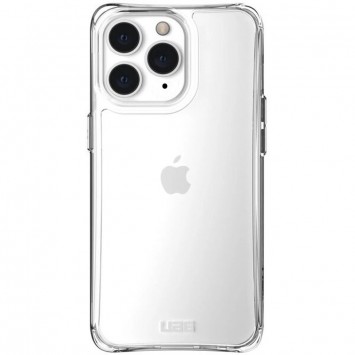 Прозрачный чехол для iPhone 11 Pro из серии TPU UAG PLYO, представляющий собой прочную, но гибкую защиту для смартфона.