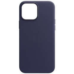 Шкіряний чохол для iPhone 12 Pro Max (6.7"") - Leather Case (AA) with MagSafe (Violet)
