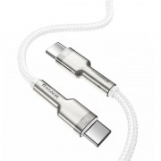 Дата кабель Baseus Cafule Series Метал Type-C to Type-C 100W (2m) (Білий)