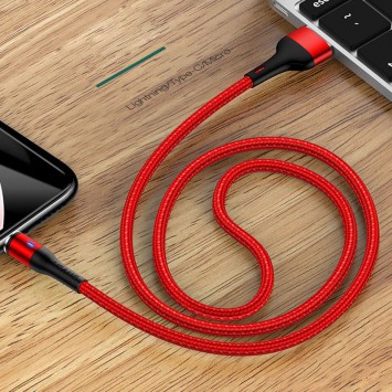 Магнітний MicroUSB кабель USAMS US-SJ338 U29 Magnetic USB to MicroUSB (2m) (Червоний) - MicroUSB кабелі - зображення 6 