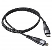 Дата кабель Hoco U99 Magnetic Type-C to Lightning 100W (1.2m) (Черный)