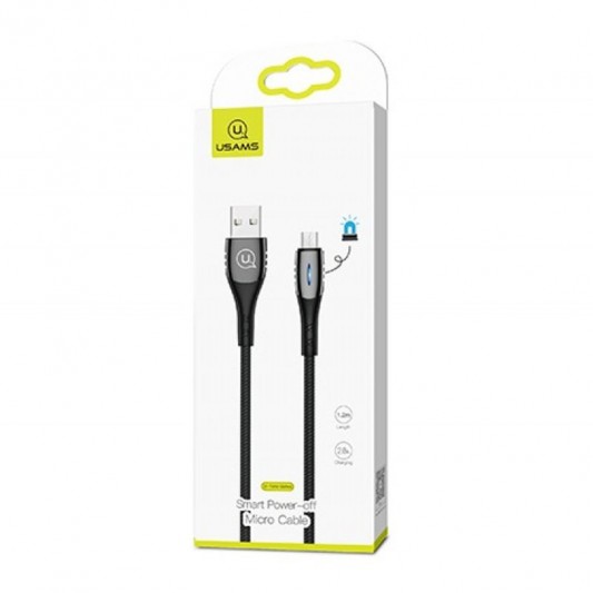 Дата кабель USAMS US-SJ346 Smart Power-off Micro Cable U-Tone (1.2m) - изображение 2
