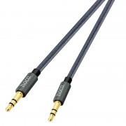 Аудио кабель Aux Hoco UPA03 (1m) (Серый)